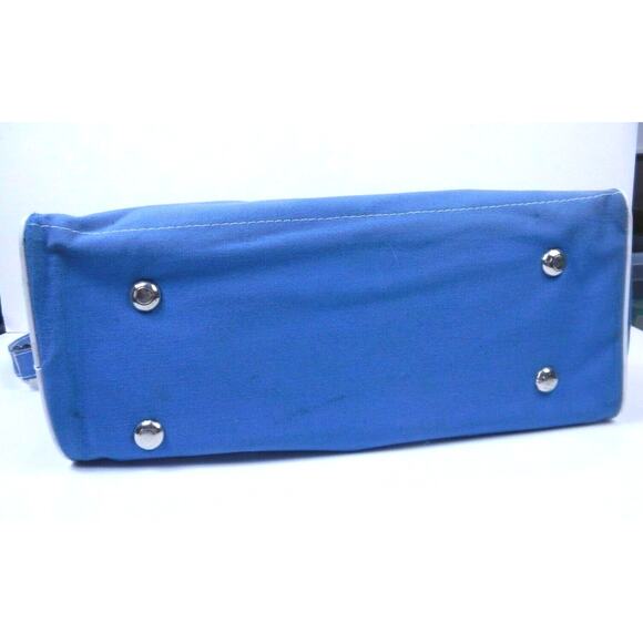 Vintage Travel Agents International Shoulder Bag Blue Carry On Tote Arline Bag - Picture 3 of 9